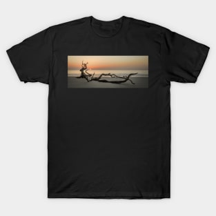 Beach Art Cropped T-Shirt